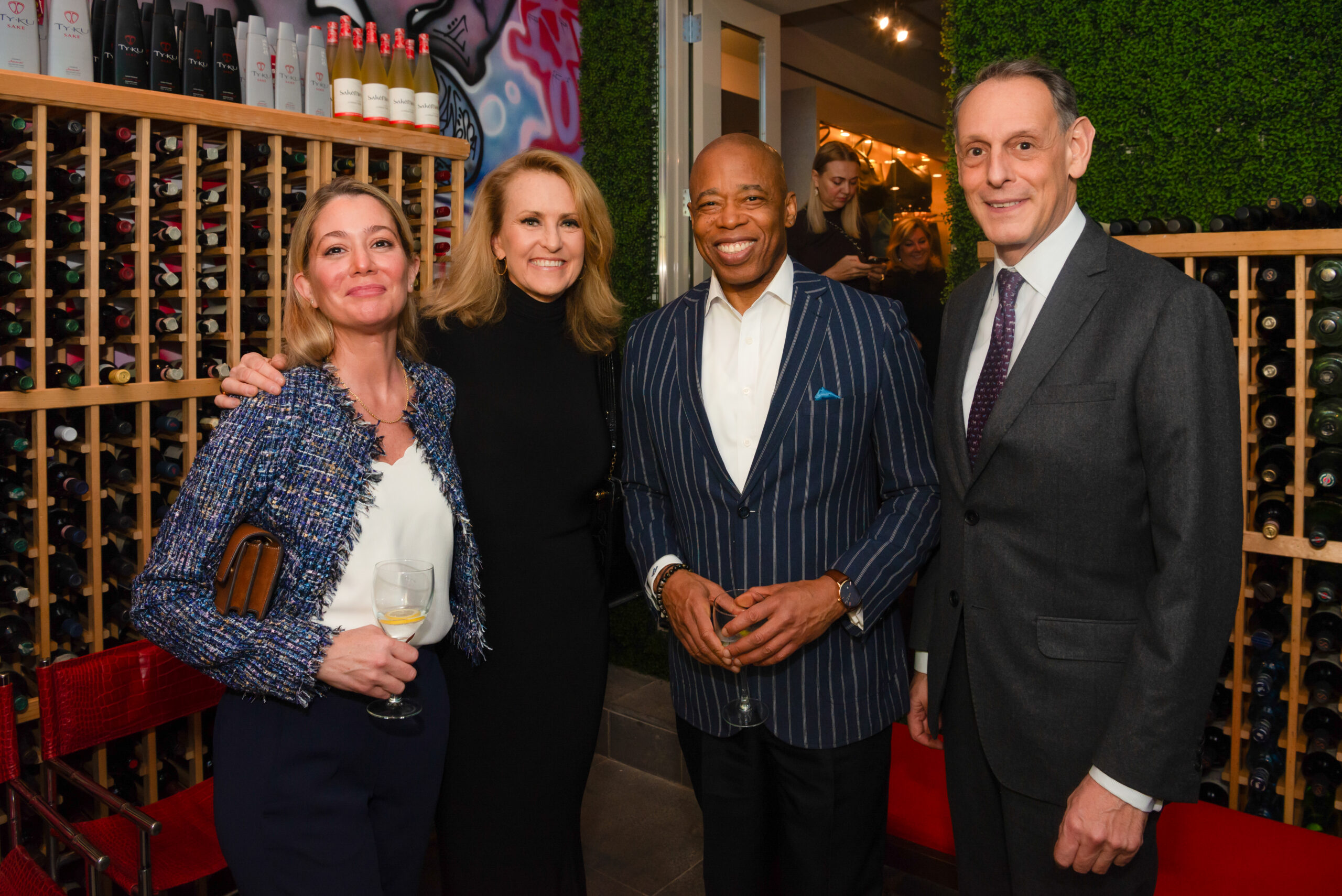Vanessa Noel Hosts Intimate Dinner For Mayor Eric Adams